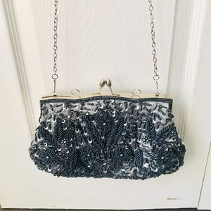 Sequined evening bag
